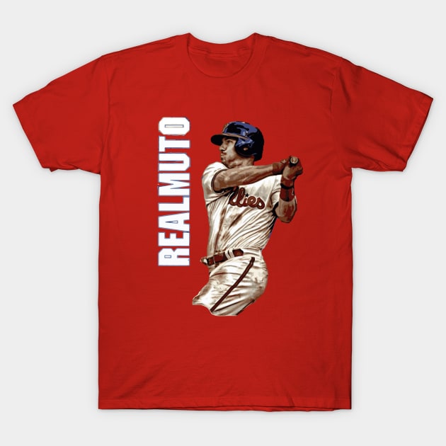 Philadelphia Phillies - J.T. Realmuto T-Shirt by High N Wide